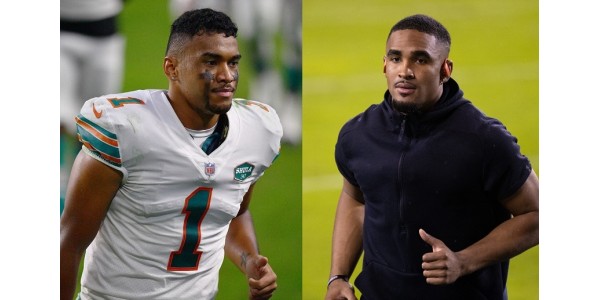 Berättelsen mellan Tua Tagovailoa och Jalen Hurts Berättelsen mellan Tua Tagovailoa och Jalen Hurts
